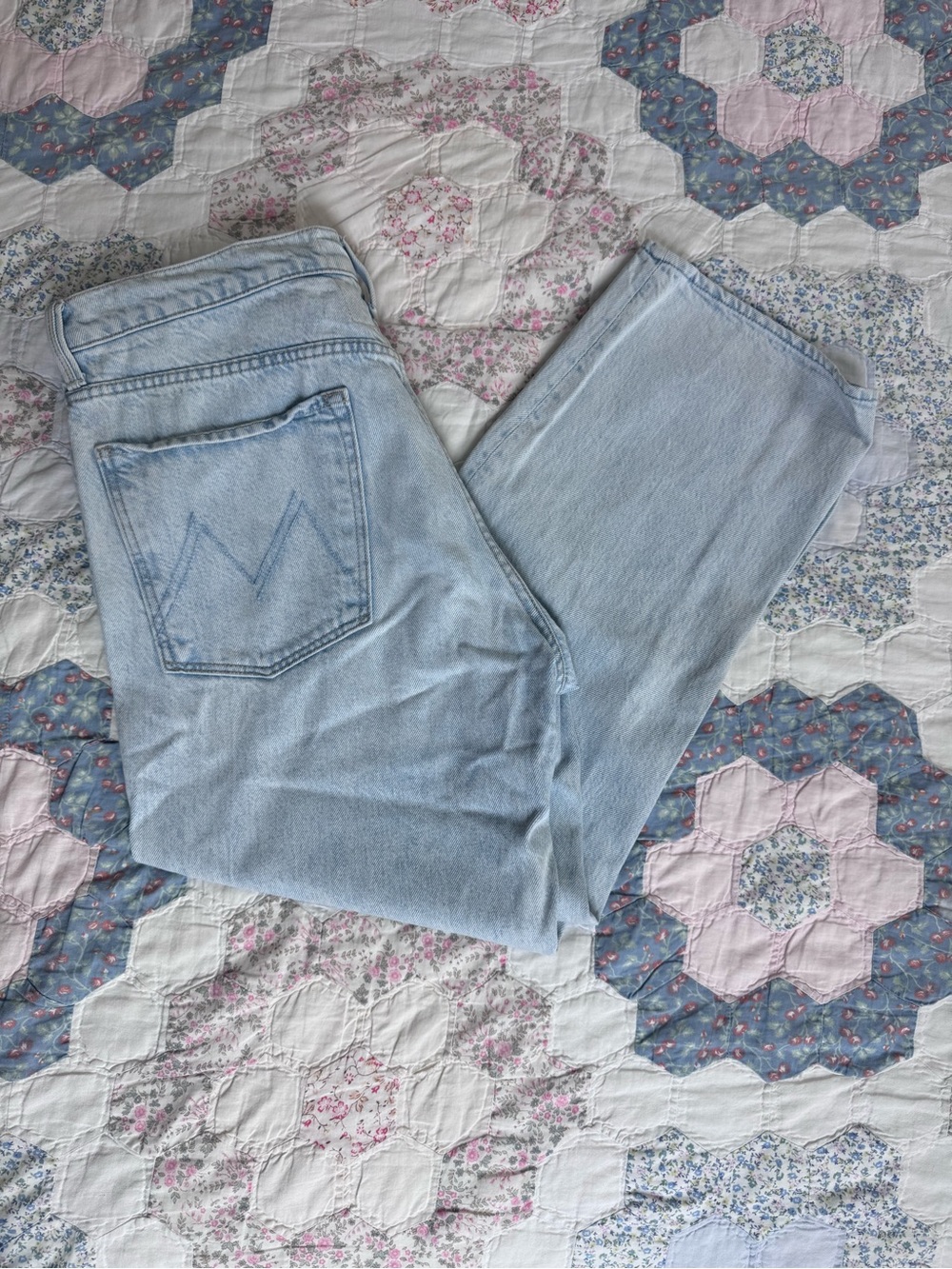 Mother Denim Ditcher crop